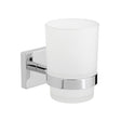Vado Bokx Frosted Glass Tumbler and Holder - Chrome - AX - BOK - 183 - CP - TAP 'N' SHOWER