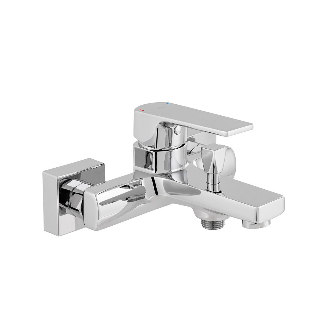Vado Ekko Wall Mounted Bath Shower Mixer - Chrome - AX - EKO - 123 - CP - TAP 'N' SHOWER