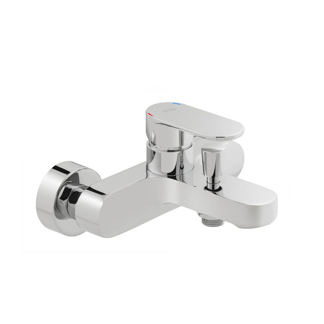 Vado Metiz Wall Mounted Bath Shower Mixer - Chrome - AX - MET - 123 - CP - TAP 'N' SHOWER