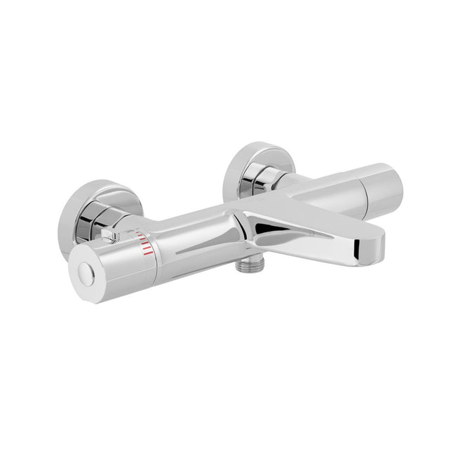 Vado Sirkel Wall Mounted Thermostatic Bath Shower Mixer - Chrome - AX - SIR - 123T - CP - TAP 'N' SHOWER