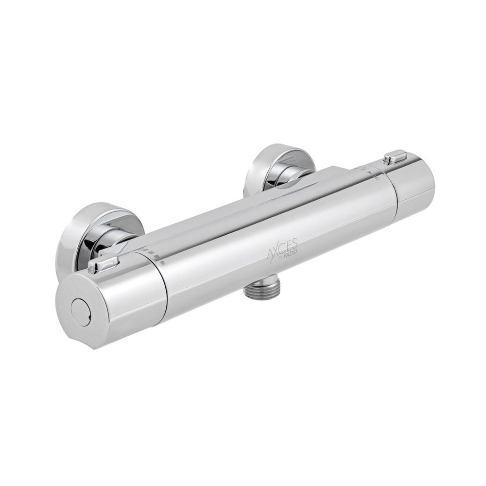 Vado Cameo Wall Mounted Thermostatic Exposed Shower Bar Valve - Chrome - CAM - 149T - CP - TAP 'N' SHOWER