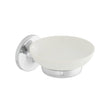 Vado Tournament Ceramic Soap Dish with Holder - Chrome - AX - TOU - 182A - CP - TAP 'N' SHOWER