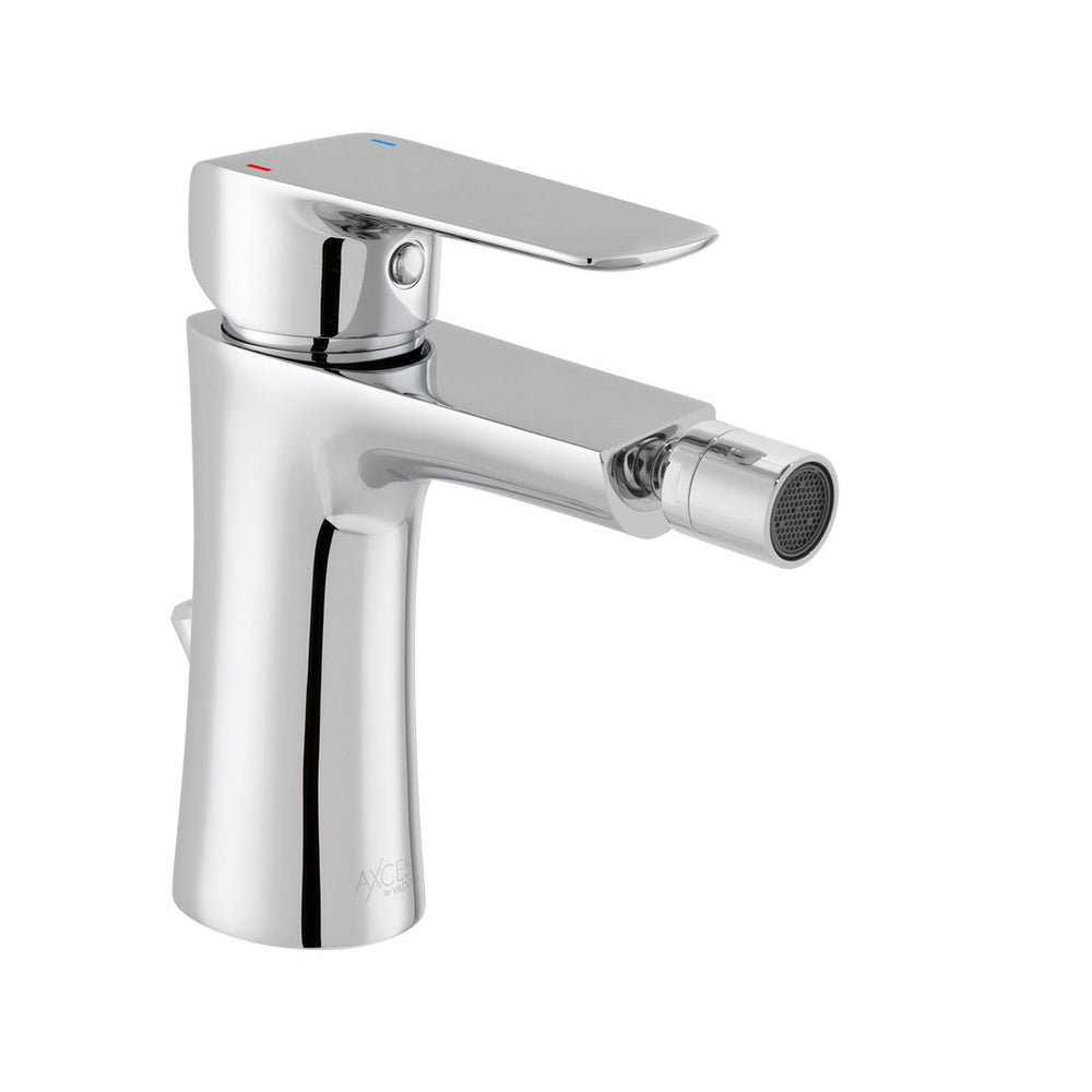 Vado Vala Mono Bidet Mixer with Pop - Up Waste - Chrome - AX - VAL - 110 - CP - TAP 'N' SHOWER