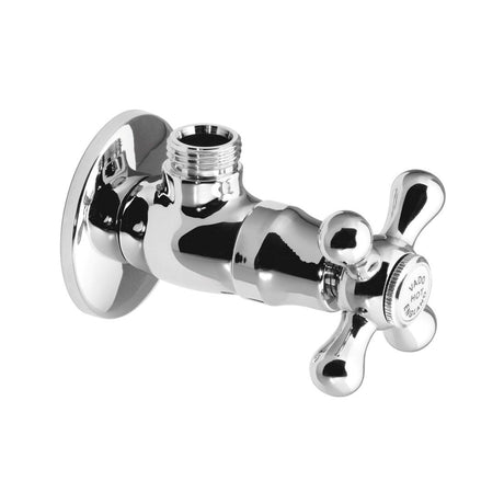 Vado Victoriana Angle CD Valve 1/2” - Chrome - AX - VIC - 160/CD - CP - TAP 'N' SHOWER
