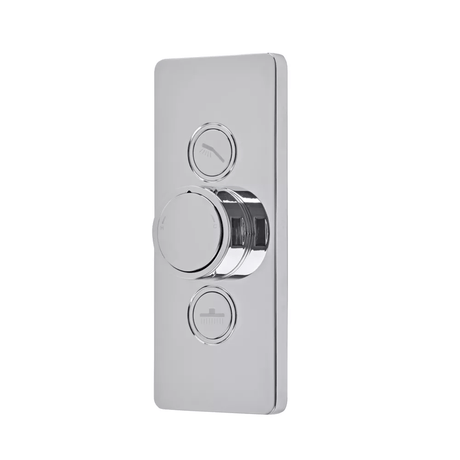 Tavistock Axiom Dual Function Push Button Shower Valve - Chrome - SAX2765 - TAP 'N' SHOWER