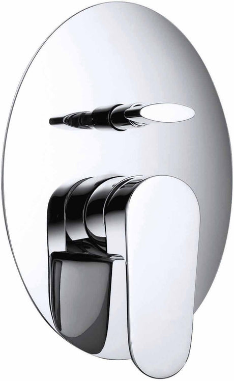 JTP Base Single Lever Manual Diverter Shower Valve - Chrome - B075