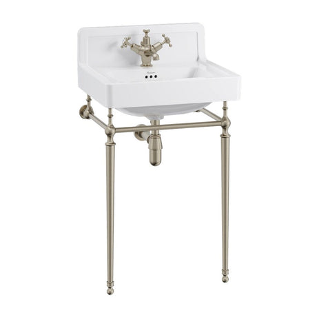 Burlington Basin Wash Stand - Brushed Nickel - T22A BNKL - TAP 'N' SHOWER