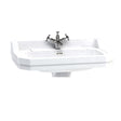 Burlington Edwardian White 1 Tap Hole Square Basin 80cm - B181TH - TAP 'N' SHOWER