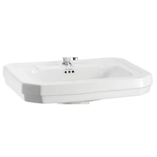 Burlington Victorian White 1 Tap Hole Basin 61cm - B31TH - TAP 'N' SHOWER