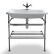 Burlington Stainless Steel Wash Stand for Roll Tap Basin 75cm - B9ES - TAP 'N' SHOWER