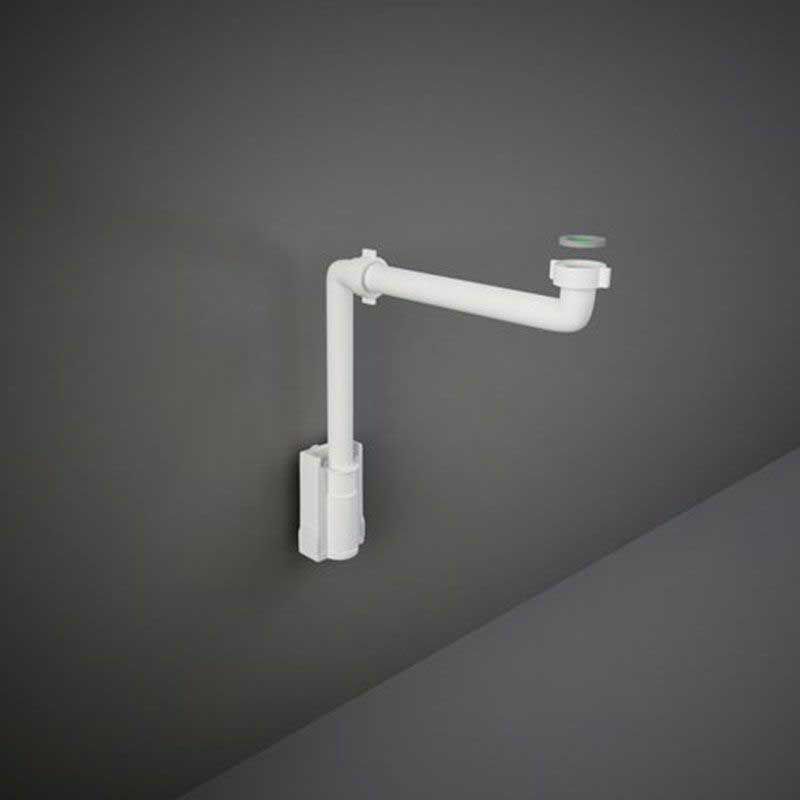 RAK - Duo Plastic Bottle Trap for Vanity - Alpine White - BTRWBPPR022 - TAP 'N' SHOWER
