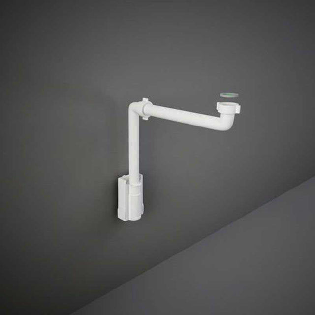 RAK - Duo Plastic Bottle Trap for Vanity - Alpine White - BTRWBPPR022 - TAP 'N' SHOWER