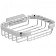 Vado Basket Small rectangular chrome wall-mounted bathroom accessory basket