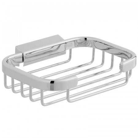 Vado Basket Small rectangular chrome wall-mounted bathroom accessory basket