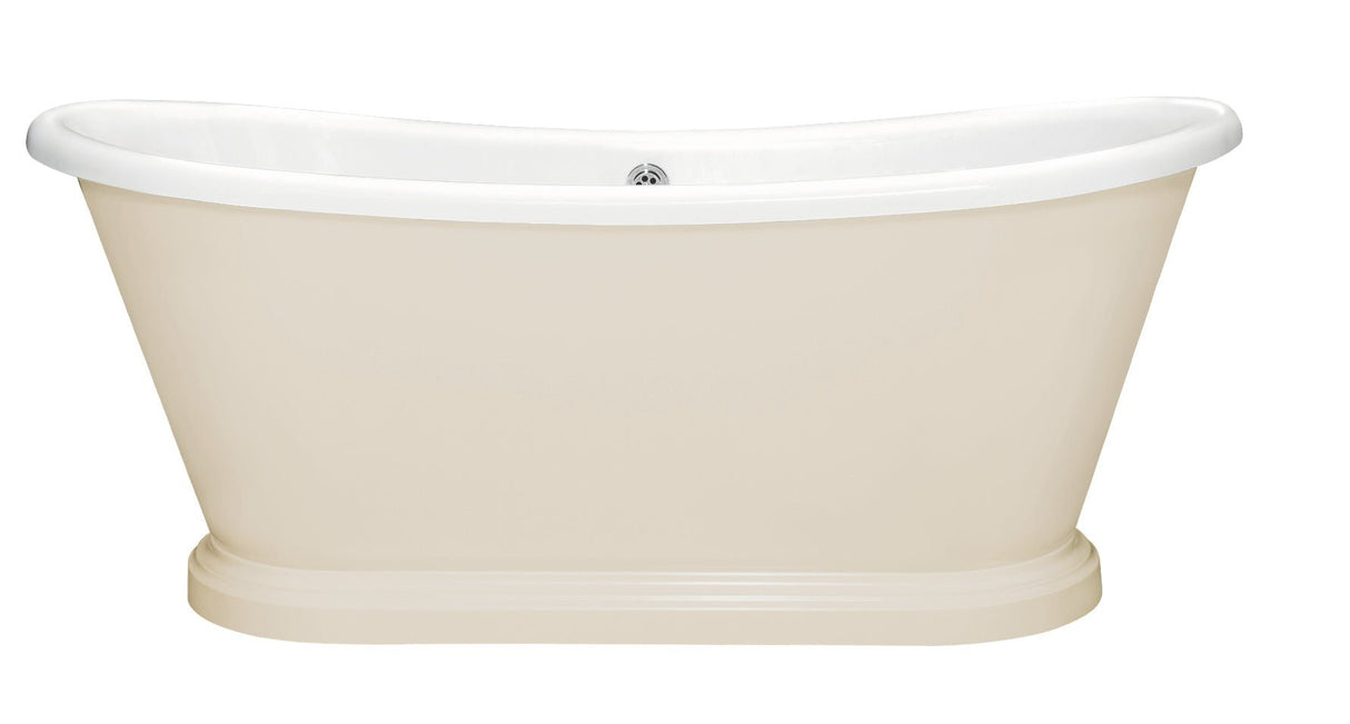 Launde Abbey Boat Freestanding Double Ended Acrylic Boat Bath 1700mm - Sanded - TAP 'N' SHOWER