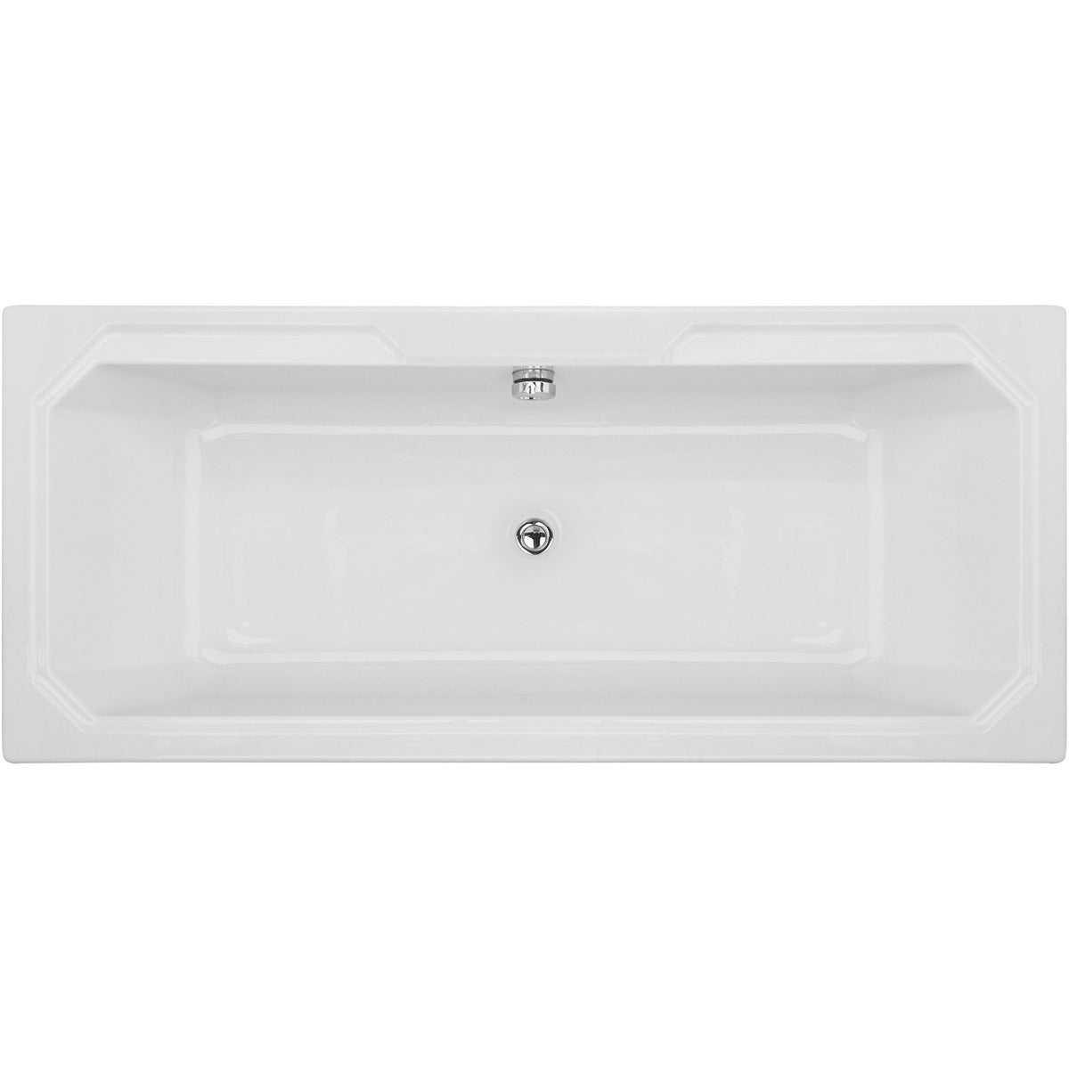 Bayswater Bathurst Double Ended Rectangular Bath 1800mm x 800mm - White - BAYB109 - TAP 'N' SHOWER