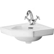 Bayswater Fitzroy 1 Tap Hole Corner Cloakroom Basin - BAYC013