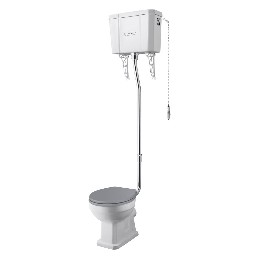 Bayswater Fitzroy High Level Cistern with Fittings - BAYC020 - TAP 'N' SHOWER