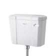 Bayswater Fitzroy Low Level Cistern with Ceramic Lever and Fittings - White - BAYC018 - TAP 'N' SHOWER