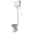 Bayswater Fitzroy High / Low Level Toilet Pan 360mm - White - BAYC017 - TAP 'N' SHOWER