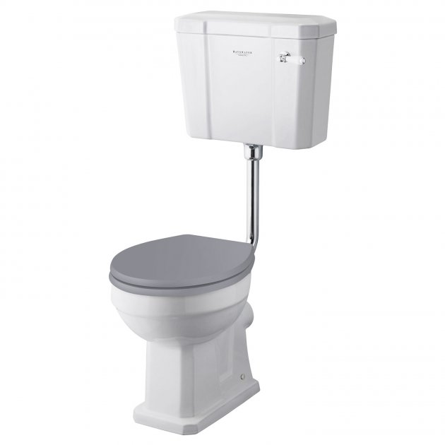Bayswater Fitzroy Comfort Height High / Low Level Toilet Pan ONLY - White - BAYC019 - TAP 'N' SHOWER