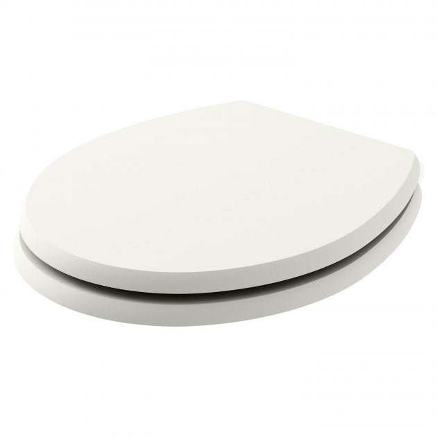 Bayswater Fitzroy Wood Soft Close Toilet Seat and Cover - Pointing White - BAYF150 - TAP 'N' SHOWER