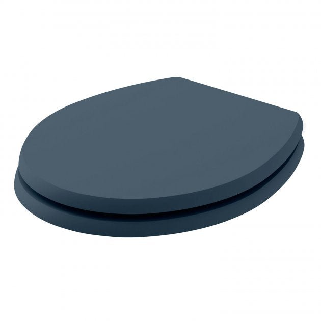 Bayswater Fitzroy Wood Soft Close Toilet Seat and Cover - Stiffkey Blue - BAYF152 - TAP 'N' SHOWER