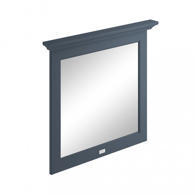 Bayswater Flat Mirror 800mm x 694mm - Stiffkey Blue - BAYF182 - TAP 'N' SHOWER