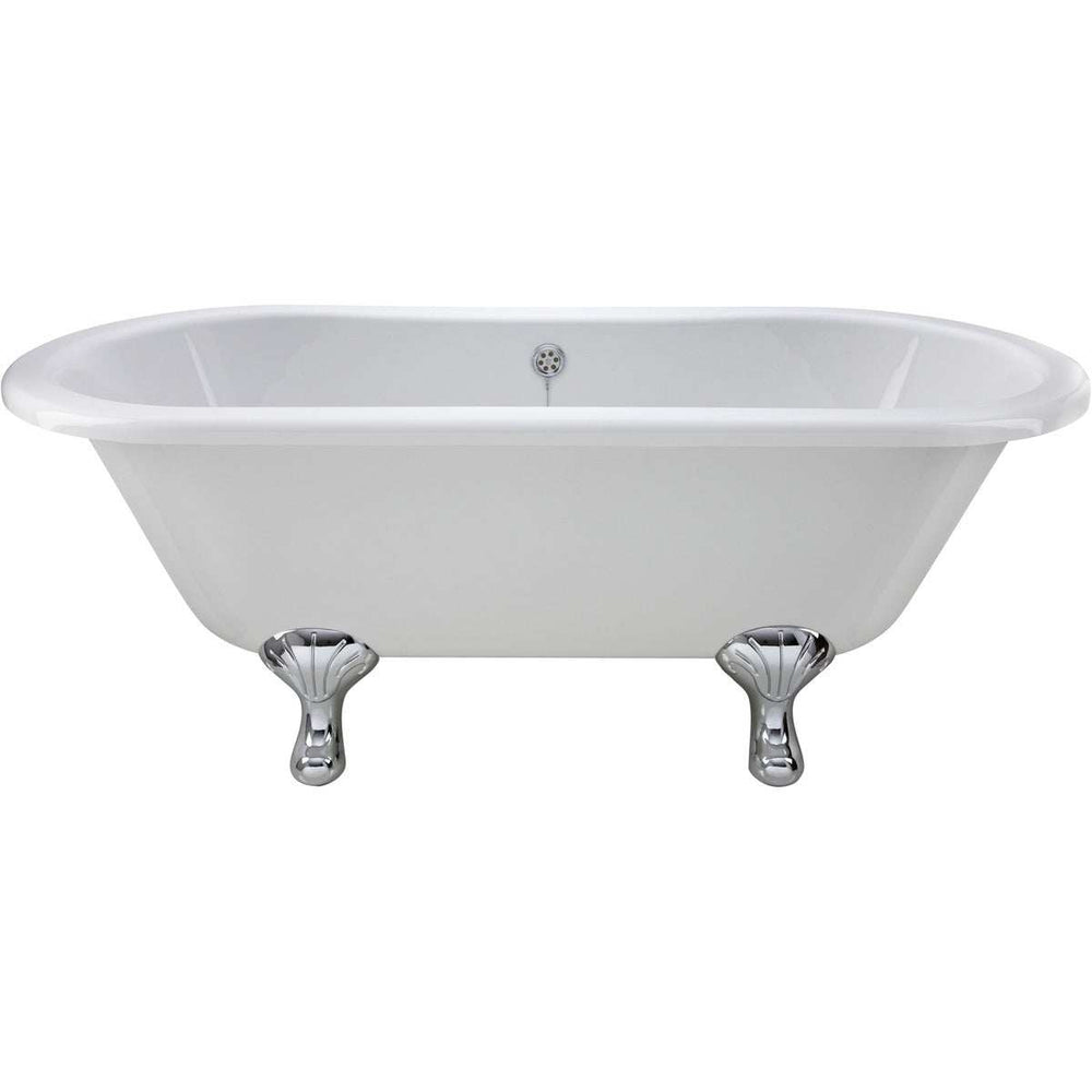 Bayswater Leinster Double Ended Freestanding Bath 1490mm x 745mm - White - BAYB101