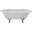 Bayswater Leinster Double Ended Freestanding Bath 1690mm x 745mm - White - BAYB102