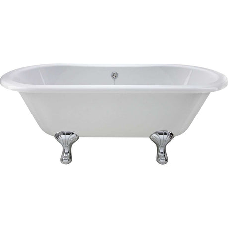 Bayswater Leinster Double Ended Freestanding Bath 1690mm x 745mm - White - BAYB102
