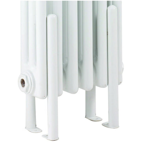 Bayswater Nelson Floor Mounting Kit - White - BAYR999 - TAP 'N' SHOWER