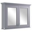 Bayswater Bathroom Cabinet 750mm High x 1050mm Wide - Plummett Grey - BAYF131