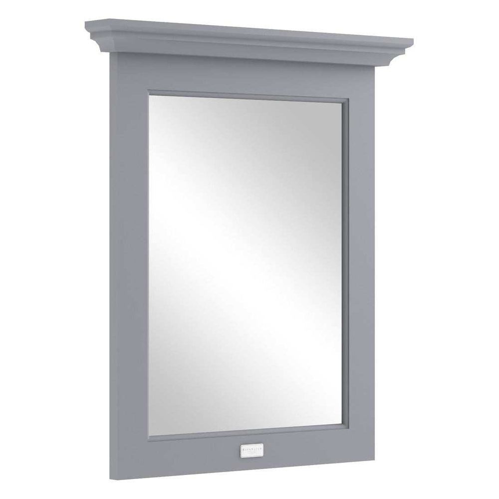 Bayswater Bathroom Mirror 700mm High x 600mm Wide - Plummett Grey - BAYF122