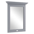 Bayswater Bathroom Mirror 700mm High x 600mm Wide - Plummett Grey - BAYF122