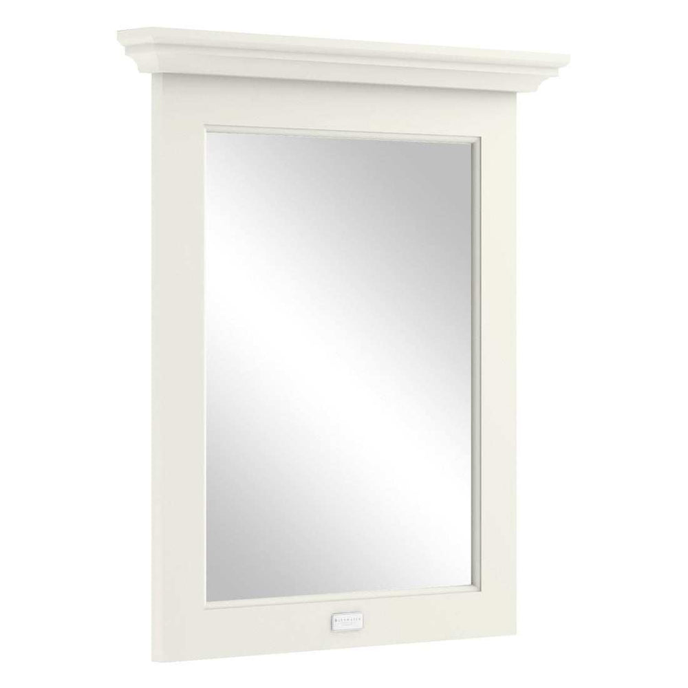 Bayswater Bathroom Mirror 700mm High x 600mm Wide - Pointing White - BAYF124