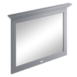 Bayswater Flat Bathroom Mirror 1000mm Wide - Plummett Grey - BAYF184 - TAP 'N' SHOWER