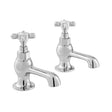 Vado Axbridge Basin Pillar Taps with Cross Handles - Chrome - BC - AXB - 106 - CP - TAP 'N' SHOWER
