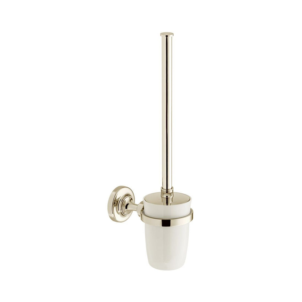 Vado Axbridge Toilet Brush and Ceramic Holder - Chrome - BC - AXB - 188 - BN - TAP 'N' SHOWER