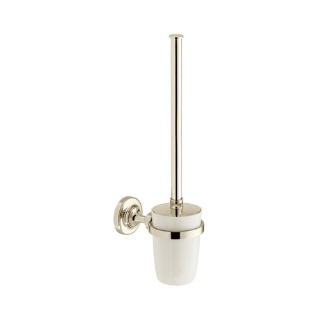 Vado Axbridge Toilet Brush and Ceramic Holder - Chrome - BC - AXB - 188 - BN - TAP 'N' SHOWER