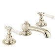 Vado Axbridge Basin Mixer Tap with A Pop Up Basin Waste and Lever Handles - Bright Nickel - BC - AXB - 201 - BN - TAP 'N' SHOWER
