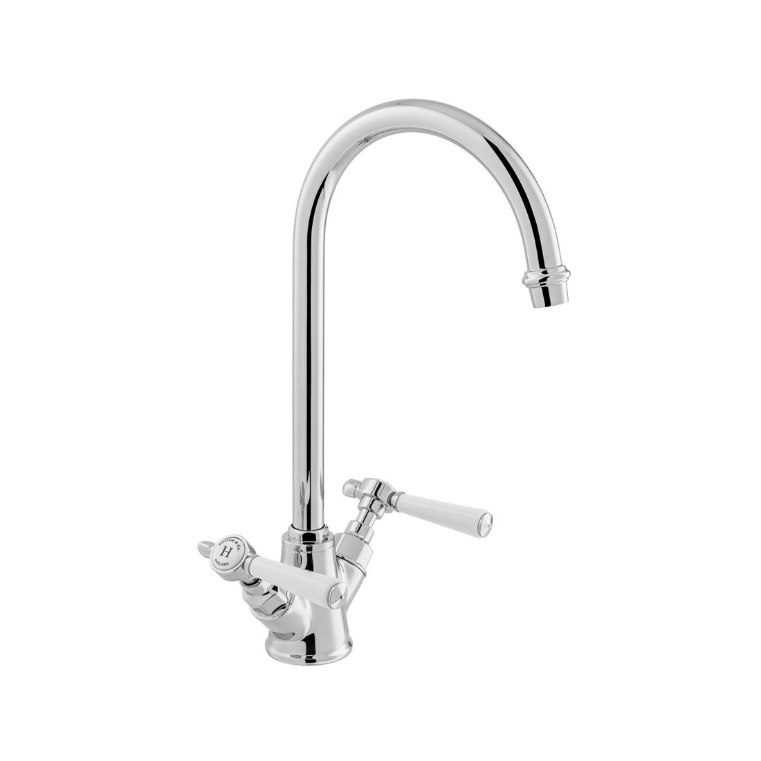 Vado Axbridge Kitchen Tap Mixer with Lever Handles - Polished Chrome - BC - AXB - 250 - CP - TAP 'N' SHOWER