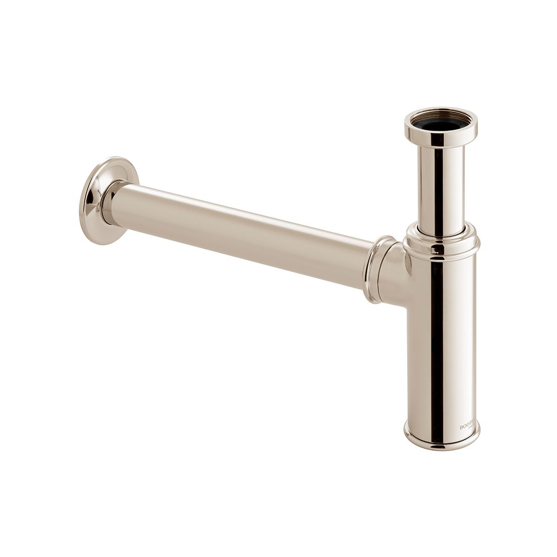 Vado Axbridge Traditional Bottle Basin Waste Trap - Bright Nickel - BC - AXB - 461 - BN - TAP 'N' SHOWER