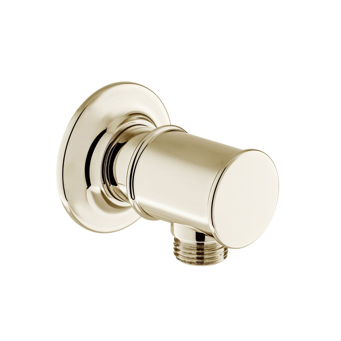 Vado Axbridge Wall Outlet Finished - Bright Nickel - BC - AXB - OUTLET - BN - TAP 'N' SHOWER