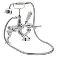 Hudson Reed Traditional Pillar Mounted Topaz Lever Bath Shower Mixer T