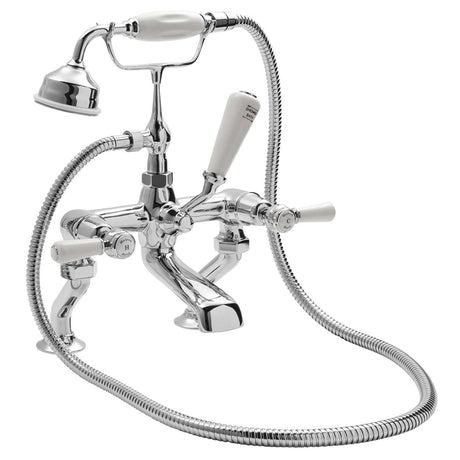 Hudson Reed Traditional Pillar Mounted Topaz Lever Bath Shower Mixer T