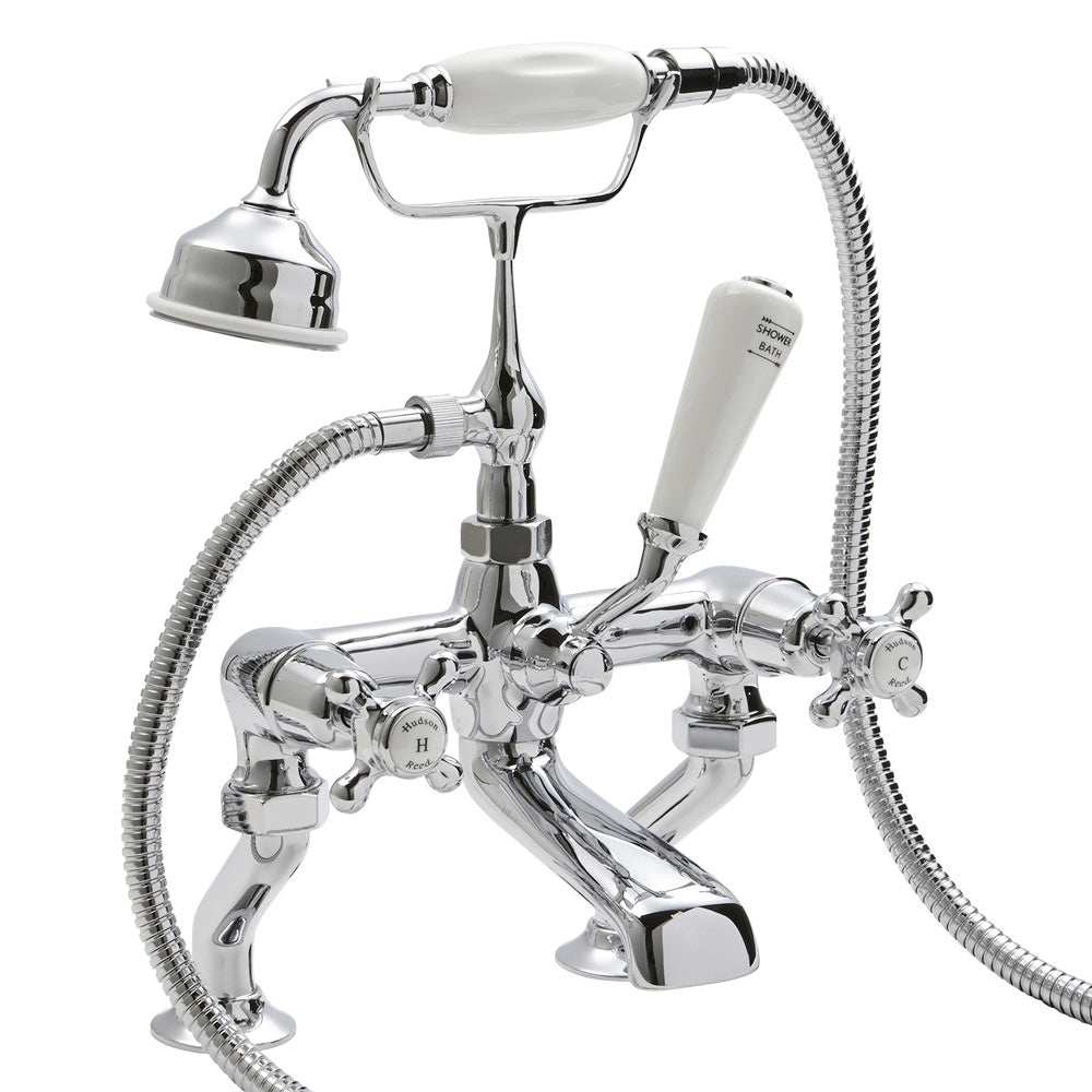 Hudson Reed Topaz Traditional Pillar Mounted Dome Bath Shower Mixer Ta