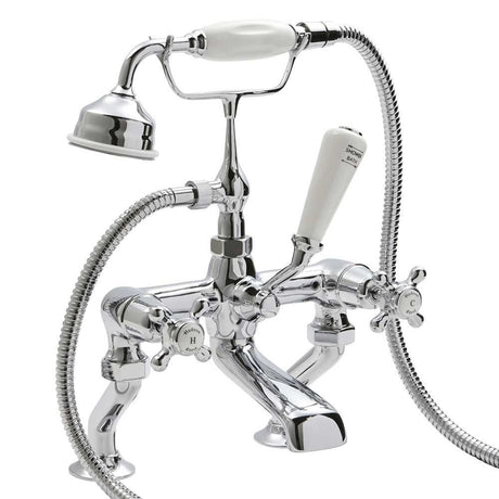 Hudson Reed Topaz Traditional Pillar Mounted Dome Bath Shower Mixer Ta