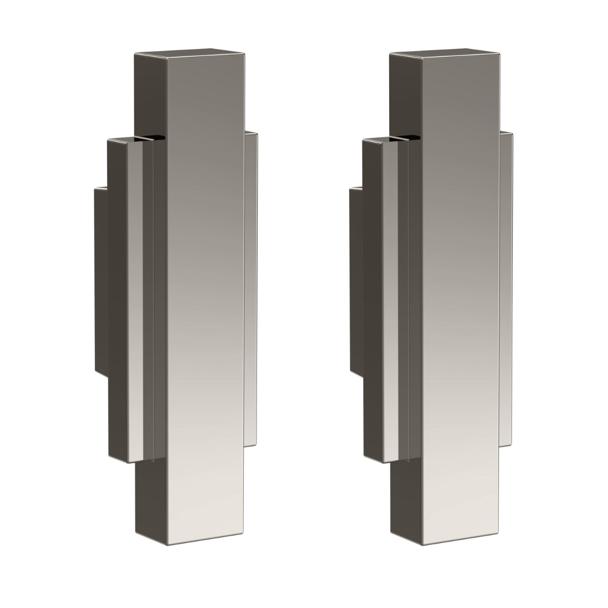 Launde Abbey Victrion Furniture Handles Set of 2 - Nickel - TAP 'N' SHOWER