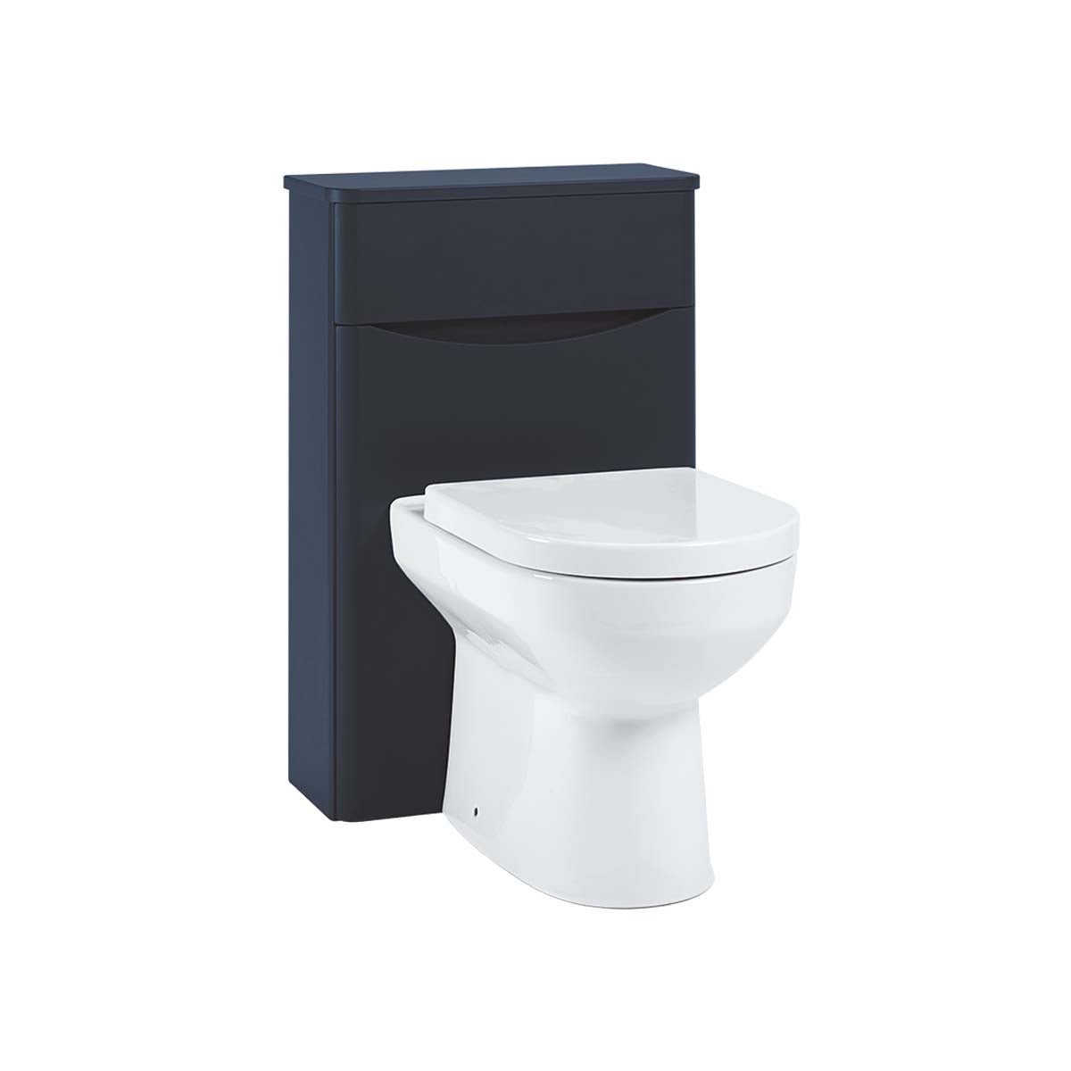 Scudo Bella Floorstanding WC Unit 510mm x 790mm x 205mm - Indigo Blue - BELLA - 500WCUNIT - INDIGO - TAP 'N' SHOWER